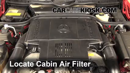 1998 Mercedes-Benz SL500 5.0L V8 Air Filter (Cabin) Check